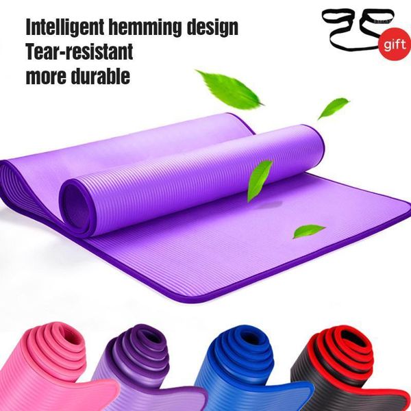 

yoga mats 1830*610*10mm nbr mat with position line non slip carpet for beginner environmental fitness gymnastics mats1