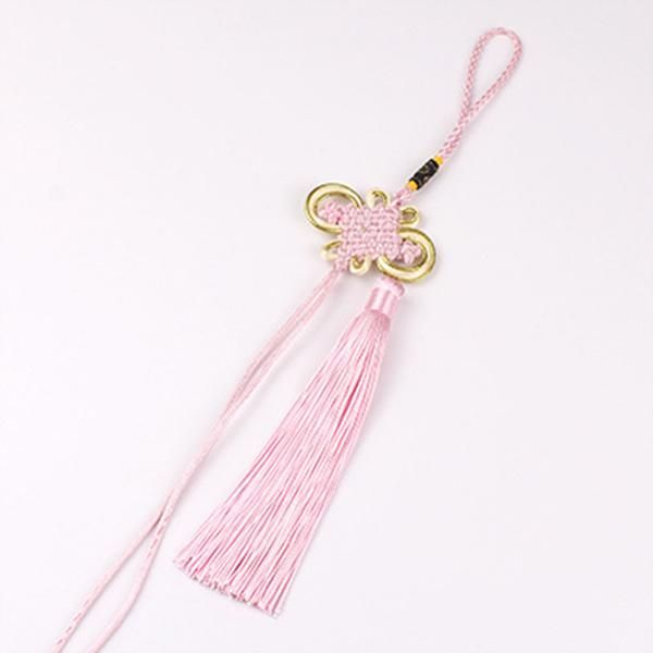 

10 шт. golden edge chinese knot tassel diy ювелирные изделия аксессуары главная текстильная занавеска одежда для одежды макроме украшения he