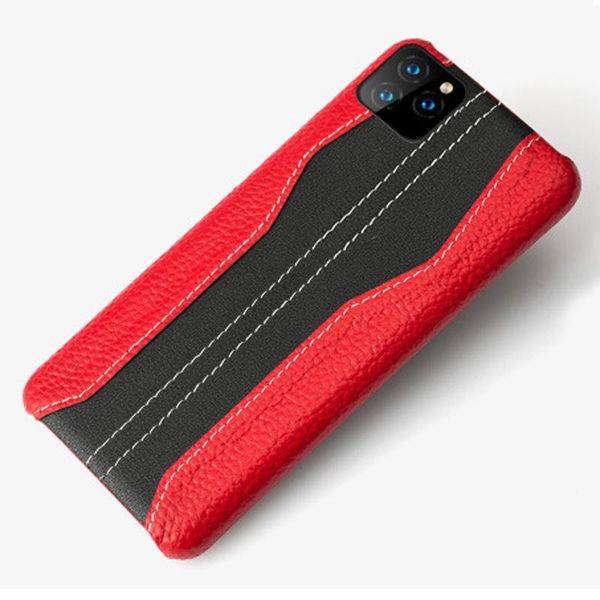 

luxury color matching stitch genuine leather fhx-js phone casefor iphone 7 8 plus x xr xs max 11 pro max protection back wmtgtt infant2005