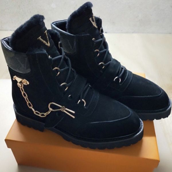 

classics fashion winter women shoe snow boots real fur slides leather waterproof warm boot fashion booties with box by bagshoe1978 005, Black
