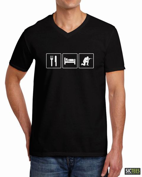 

мужчины нового коротких рукава новой охота стрельба пистолет майк ешь сон hunt свинья оленя охотничьего ножа футболки спорт с капюшоном толс