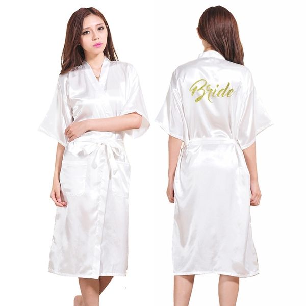 

tj02 women bathrobe letter bridesmaid mother the bride maid of honor get ready robes bridal party gifts dressing gowns y200429, Black;red