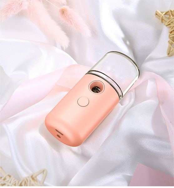 DHL Free Face Spray Garrafa Nano Mister Facial Steamer Pulverizador Hidratante Frio Spray Spray Samamer USB Rechargable Skin Care Tools