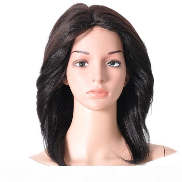 

iwear factory wholesale brazilian virgin cuticle aligned human hair machine made non lace wigs for black woman