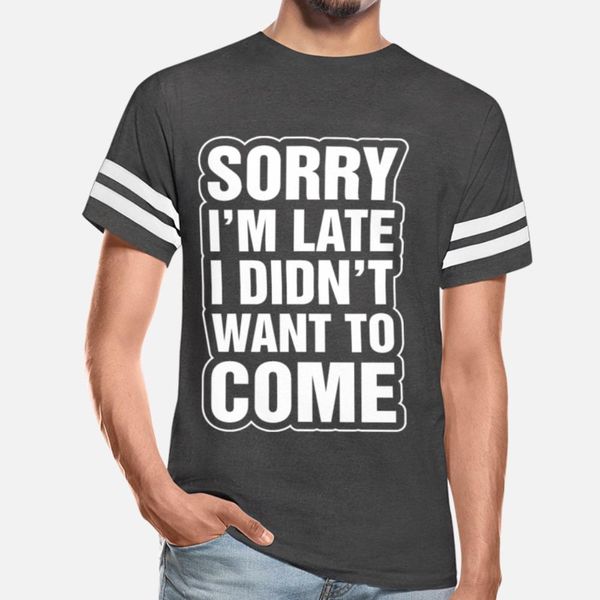 

к сожалению im late я не хочу прийти t shirt crewneck популярные o-шея tracksuit фуфайки hoodie