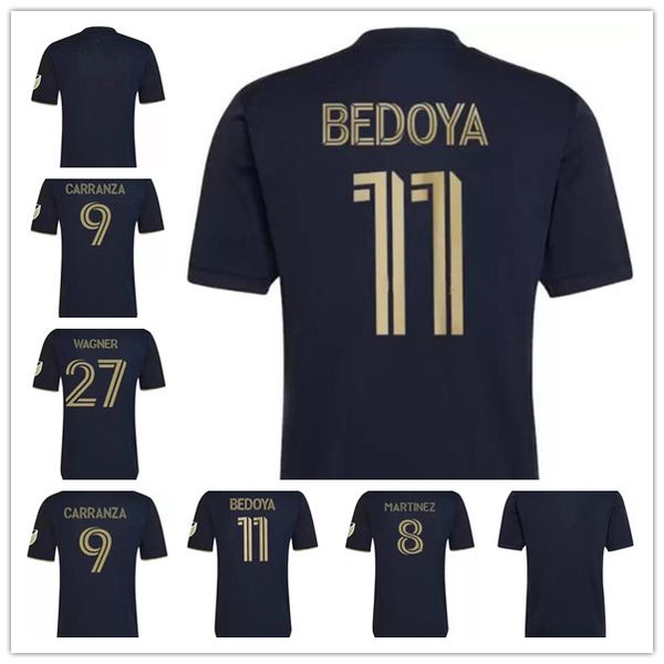 

mls 2022 philadelphia union soccer jersey 2023 asad dc d.c. united monteiro bedoya flores gressel 22 23 aaronson przybylko football shirts, Black;yellow