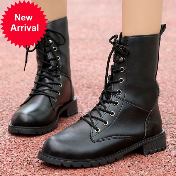 

2021 new martin square-heeled camouflage boots y5zs, Black