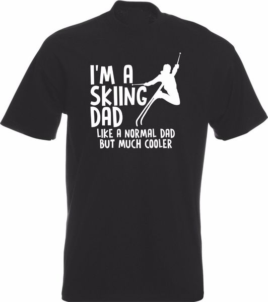 

summer male o-neck i'm a skater dad skier cool dad father t shirt t shirts brand clothing sport hooded sweatshirt hoodie