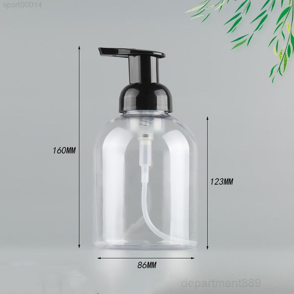 

500ml hand sanitizer foam transparent plastic pump bottle for disinfection liquid cosmetics (fast sea shipping) gwf2414
