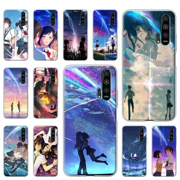 

case cover for huawei y5p y6p y7p y8p y8s y9s y6 y7 y9 honor 9a 8s 9c 10i 10 20 lite pro coque falls shell your name anime