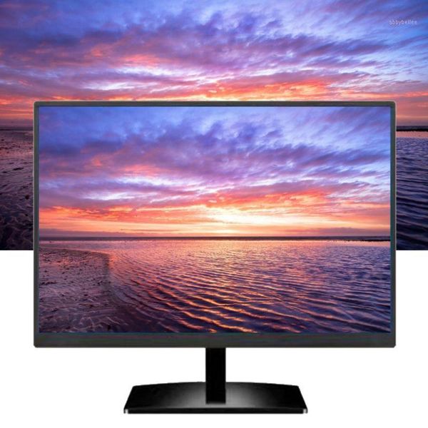 

monitors 2021 computer monitor lcd led hd ultra-thin 19 inches curved gaming game competition display screen1