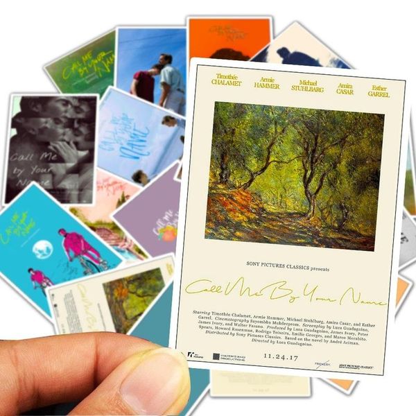 

25pcs называйте меня вашего ноутбука имя классический фильм наклейки для багажа скейтборд бутылки для воды телефон украшения комнаты винилов