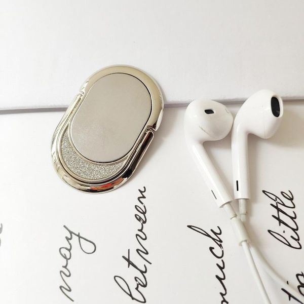 

360 градусов поворот телефон держатель зеркал палец кольцо мобильный телефон стенд ультра тонкий овальный металлический держатель для iphone