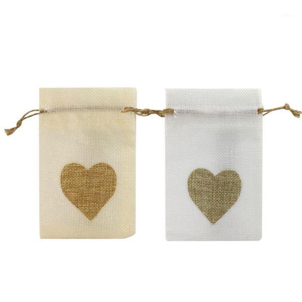 

50pcs linen drawstring bag storing beads jewelry makeup gift sweets 449c1