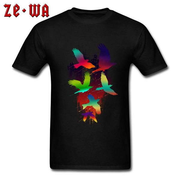 

color migration om chase black summer birds print clothes drop shipping sport hooded sweatshirt hoodie t shirt