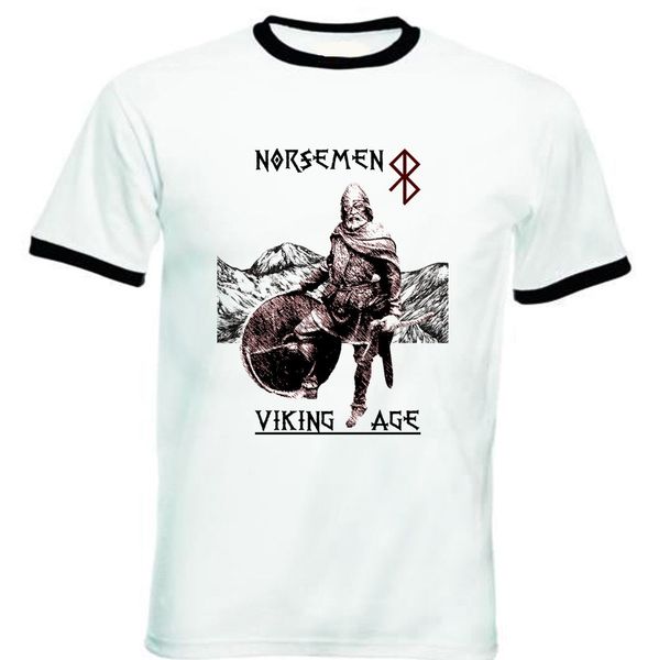 

viking age norsemen - new black ringer new cotton leisure fashion brand clothing hip hop brand new clothes sport hooded sweatshirt hoodie