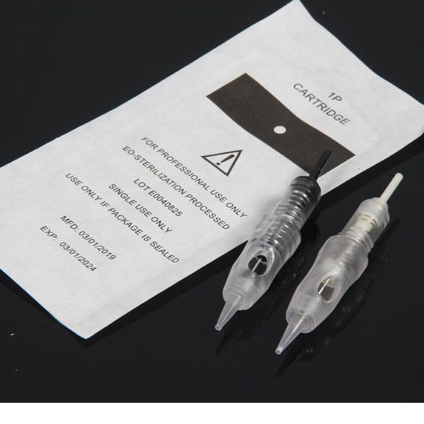 

100pcs cartridge tattoo needles disposable sterilized permanent makeup cartridge needles tips for eyebrow lip agulha ea qylfmr