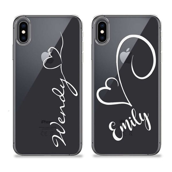 

case and heart shape, custom initials, tpu, vip 11 12 pro mini 5s se 66s plus 7 8 x xs max xrvfe1