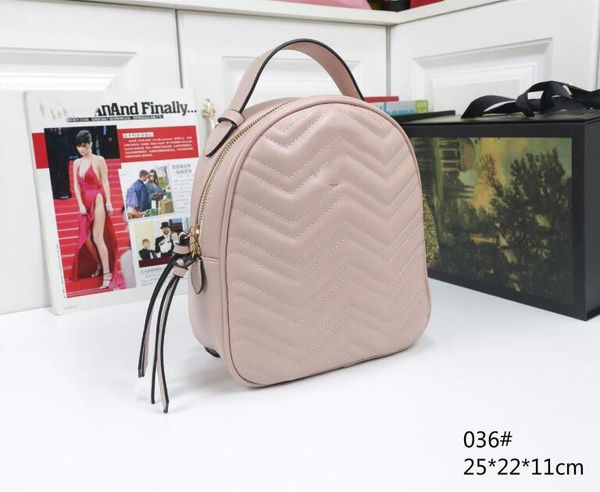 

2021 luxurydesigners backpacks classic pink bag fashion mini knapsack good quality schoolbag purse h02