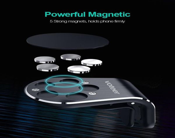 

voteer l форма магнитный держатель автомобильный телефон мини металл воздуховод клип мобильный телефон магнит маунт стенд для iphone pro под