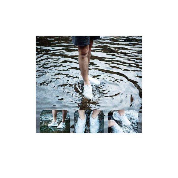 

outdoor latex shoe cover sile cycling rain shoes boot covers reusable waterproof thickening non-slip wear foot cover sqcybq
