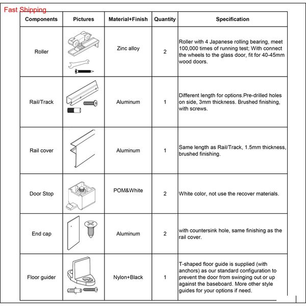 

6.6 ft aluminium alloy frameless sliding barn qylsim sports2010