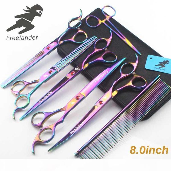

8 inch pet hairdressing scissors set pink set high class pet scissors