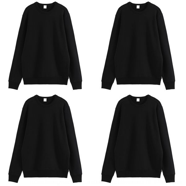 

cotton sweater fashion br clothing 2020 spring and autumn new korean long sleeve and wo men's sweater men's bottom coat zdocl, Black