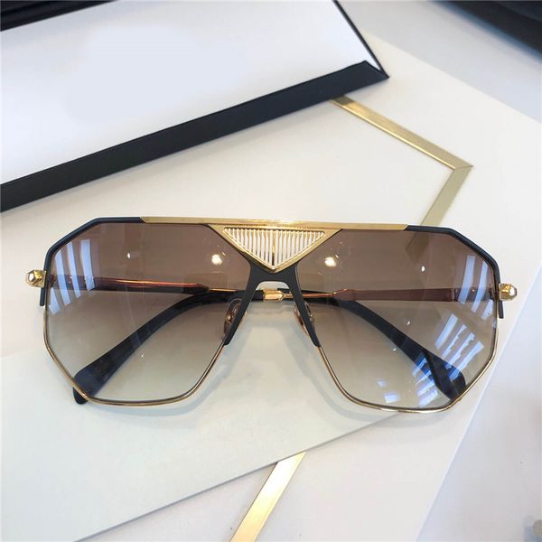 

luxury the grand gold men eyewear car glasses square titanium frame quantity outdoor uv400 sunglasses the observer 2 box fas, White;black
