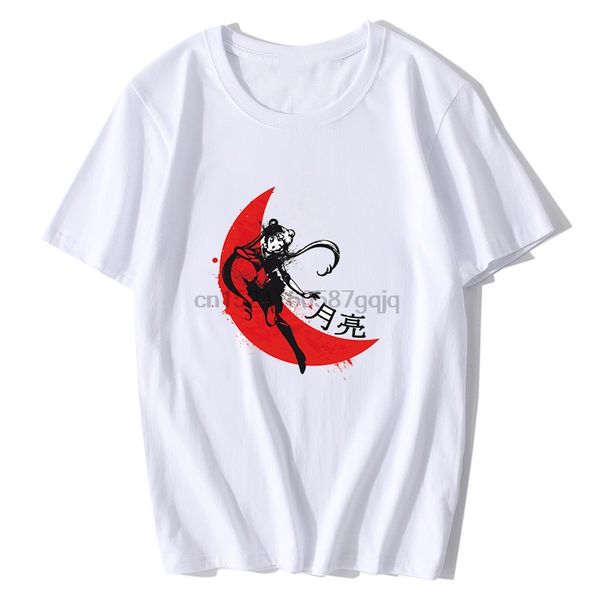 

kawaii summer 2020 harajuku pink sweet print sailor moon loose short sleeve femme hoodie designers t shirts sweatshirt