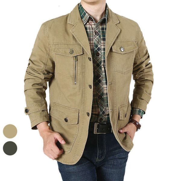 

casual jacket middle age men's all pure cotton solid color thickened suit coat 8288, White;black
