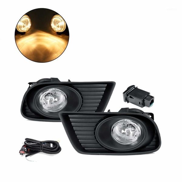 

car fog light fog lamp covers for bt-50 pickup 2008 2009 2010 2011 front bumper lamp driving light drl accessories1