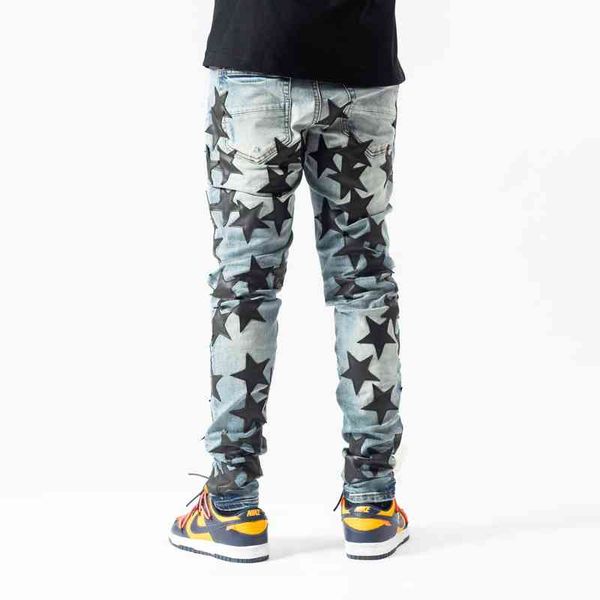 

jeans men's 20ss mens designer distressed ripped biker slim fit motorcycle denim for men fashion jean mans pants pour hommes #18 i8hw, Blue