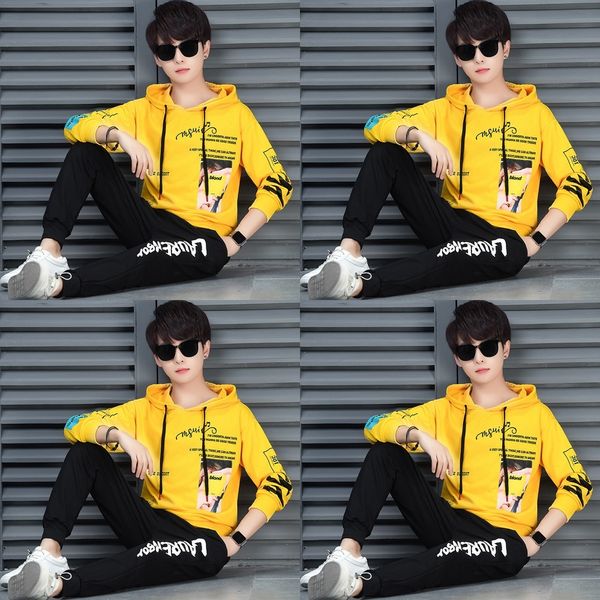 

rh1hr boys sweater clothessweater autumn clothes set 12 big children's autumn school 15-year-old boys 14 junior high clothes studentssp, Black