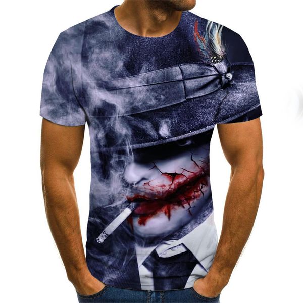 

3d zombie print horror for man 3d print shirts oversized oversized anime men clothing