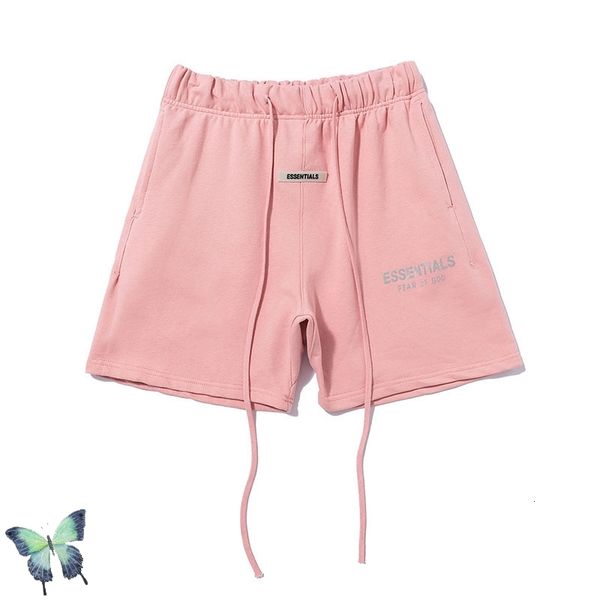 

2021 new 3m street yellow embroidery sweatpants couple shorts 19xb, White;black