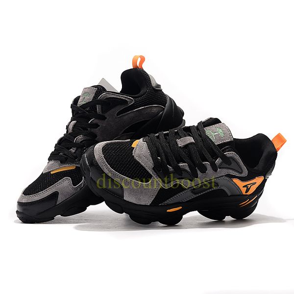 

new treeperi fashion chunky 700 reflective black grey orange running shoes us 7 eur 40 men women sneakers trainers