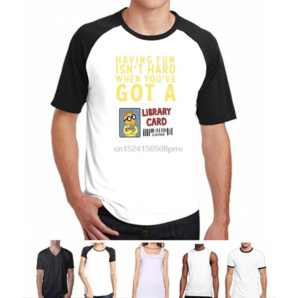 

printed men t shirt cotton tshirts o-neck short-sleeve arthur library card women t-shirt sport hooded sweatshirt hoodie