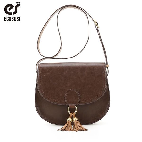 

ecosusi женщины 10' кожи pu сумка сумка для женщин 2020 crossbody сумки женщина с кисточкой женского crossbody сумки сцепления