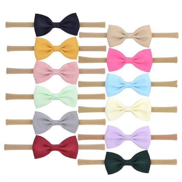 

1pcs6.1inch 2020 fashion solid headbands for kids girls handmade boutique elastic hairband hairband headwear hairaccessories093 q sqclsv