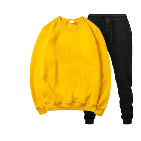 

autumn men's full tracksuit men sport suit men sweatshirt and pant suit hoodie and pant set sweatsuit men fall winter track suit, Gray