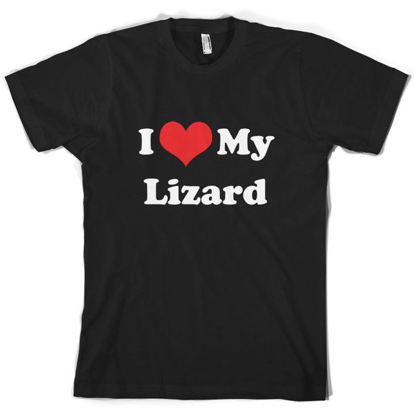 

i love my lizard mens 10 colours reptile dragon s xxl print mens short sleeve tshirt homme hooded sweatshirt hoodie men t shirt