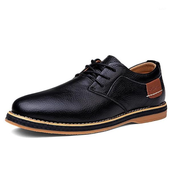 

dress shoes brand men's casual genuine leather men business italian oxford moccasins fashion comfort loafers 38-481, Black