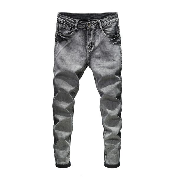 

grey men jeans big size, Blue