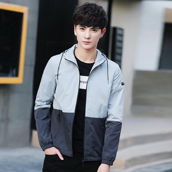 

new style men's hooded jacket, men's long sleeve coat, coat, baseball jacket, Black;brown