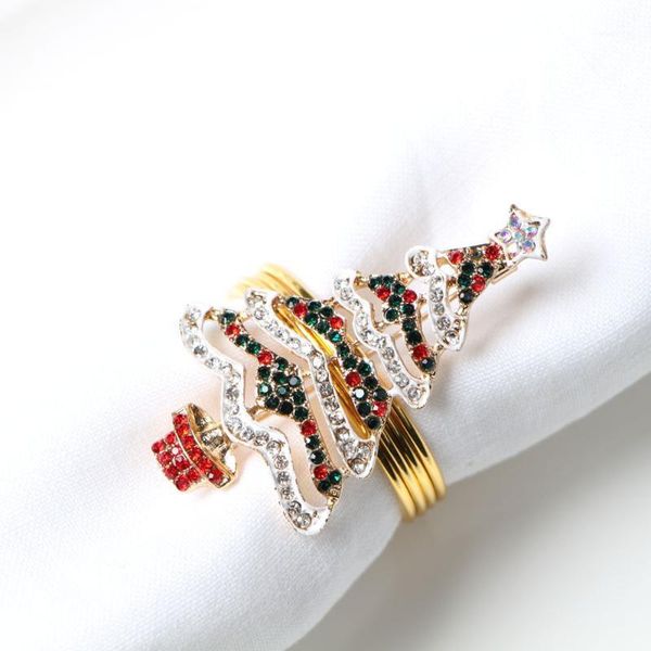 

napkin rings high-end christmas tree ring mouth el sample room set table buckle1