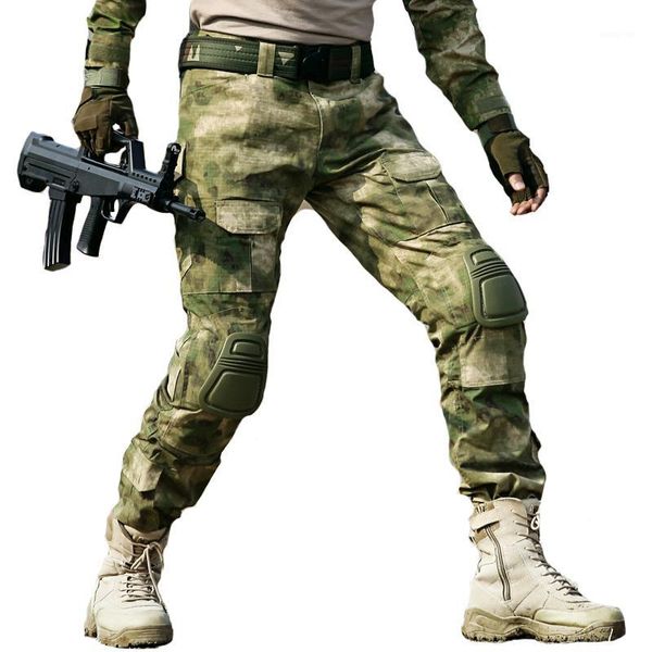 

tactical pants swat army frog pants camouflage cargo knee pads men pantalon navy seal work trouser trouser1, Black