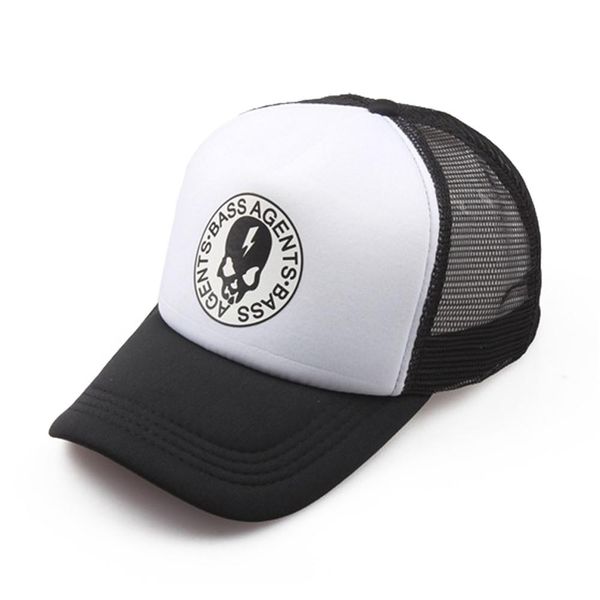 

горячий летний унисекс хип-хоп печатание череп мужчины бейсбольные колпачки женщины дышащие сетки snapback ulzzang шляпы мужские шляпы машин, Black;white