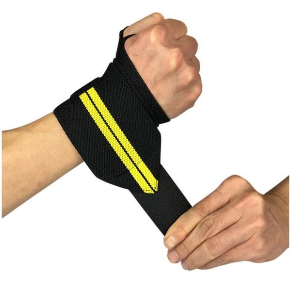 

1pc adjustable wristband gym fitness elastic breathable wrist wraps bandages for fitness weightlifting wrist jllaqt, Black;red
