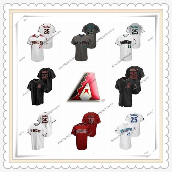 

custom men women kids arizona diamondbacks 25 archie bradley 25 crash lanoing home black red crimson baseball jerseys, Blue;black